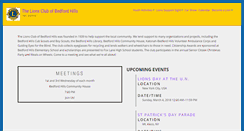 Desktop Screenshot of bhlionsclub.org